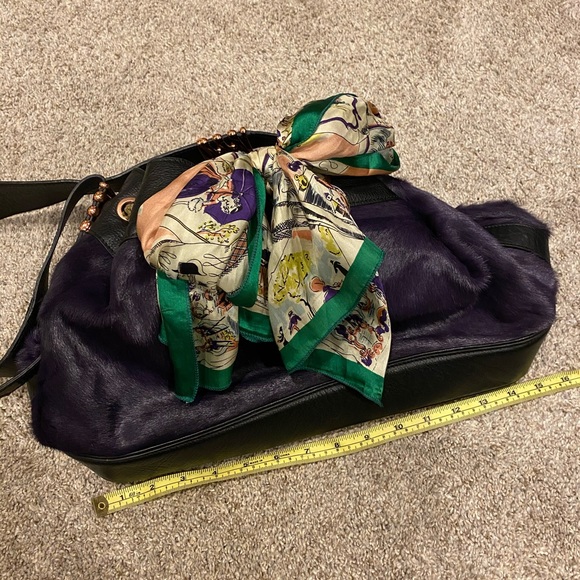 LIKE NEW La Gioe di Toscana by Sharon Gioe fur bag - Picture 9 of 11